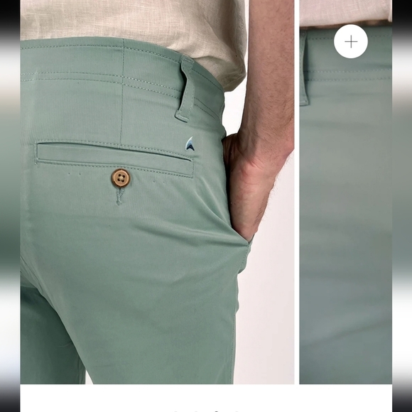 Tailor Vintage Hybrid regular Fit Shorts Green bay  9” Inseam size 44 - Picture 3 of 12